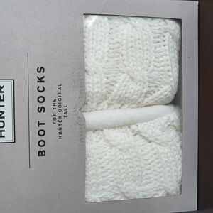 Hunter White Winter and Rain Boots